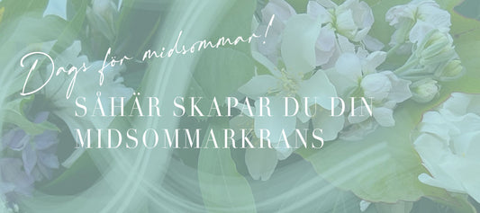 Såhär gör man en enkel midsommarkrans