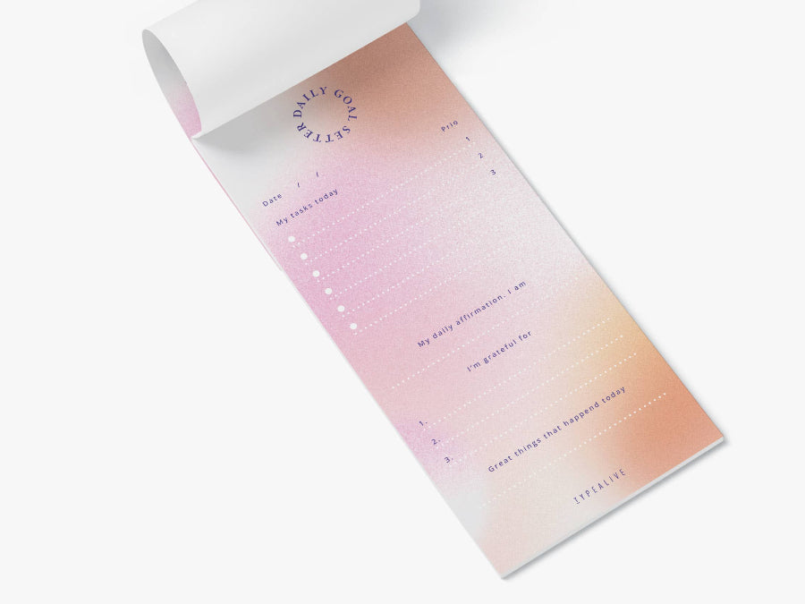 Anteckningsblock smal från Typealive