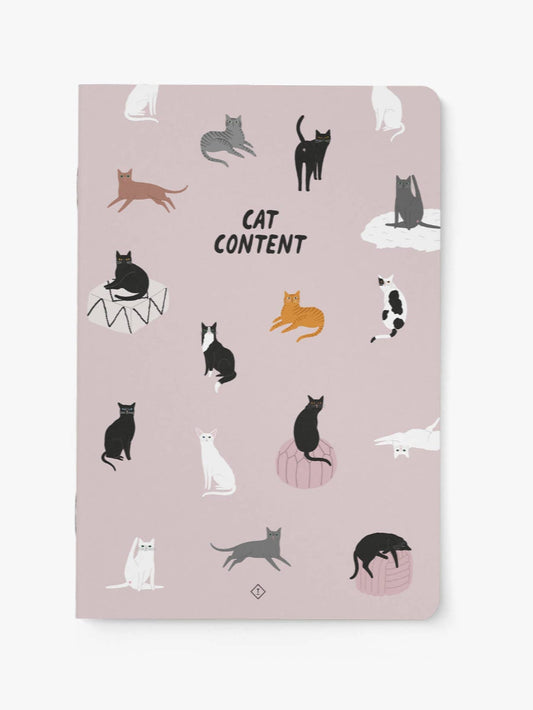 Anteckningsbok från typealive kattmotiv