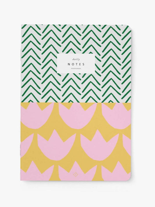 Anteckningsbok med mönster från typealive