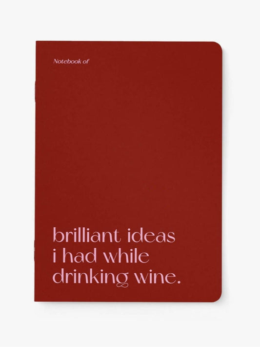 Anteckningsbok från typealive idéer och vin