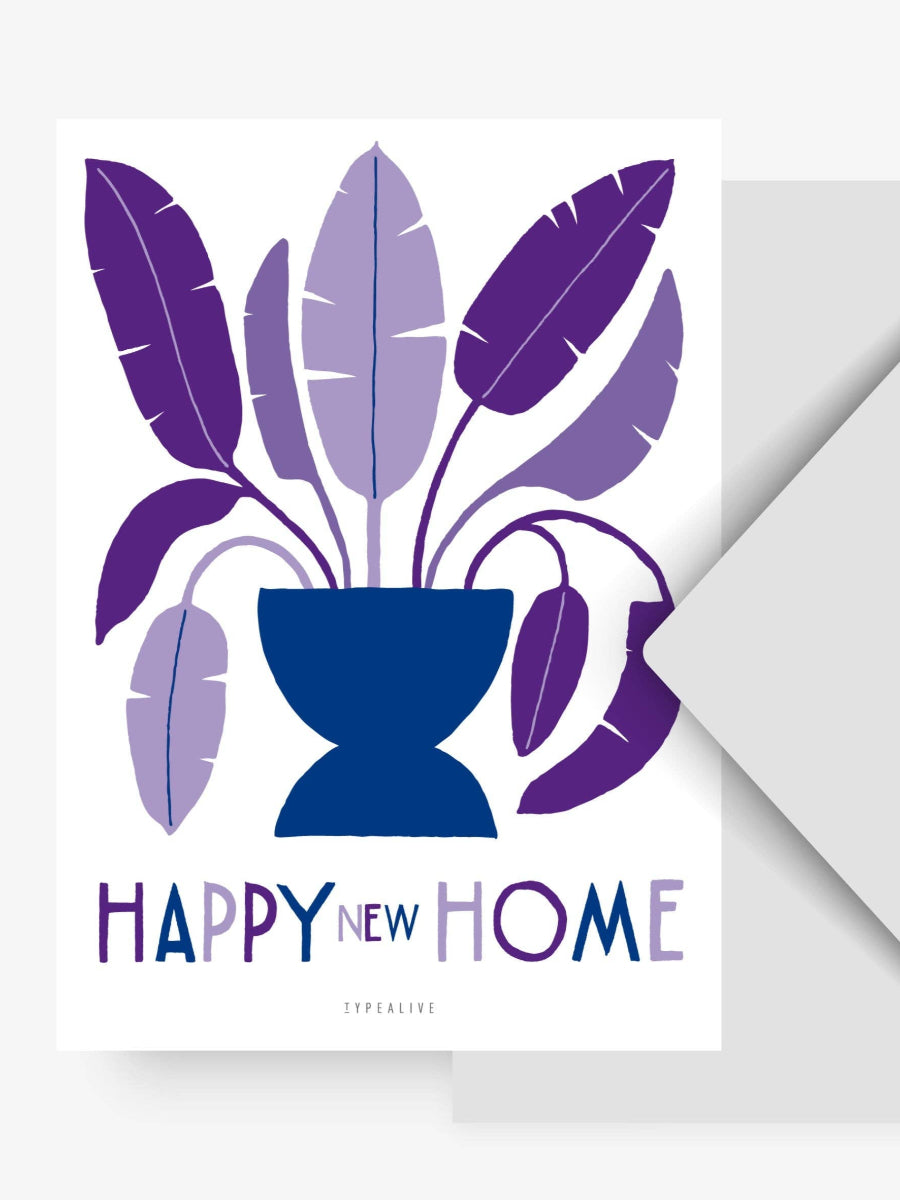 Grattis till ditt nya hem kort