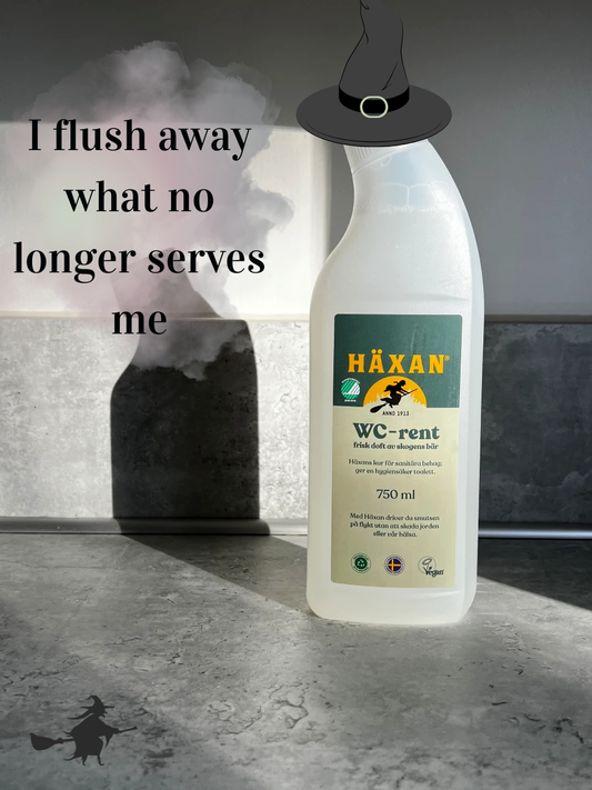 Häxans wc rent utklädd till trollkarl