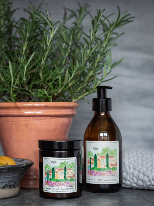 Doftljus och handtvål lavendelfält från Les Choses Simples