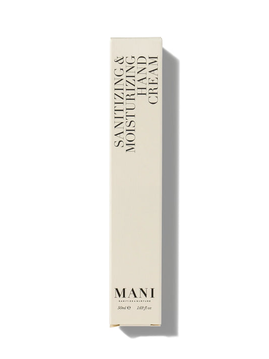 Förpackning till handkräm från Mani