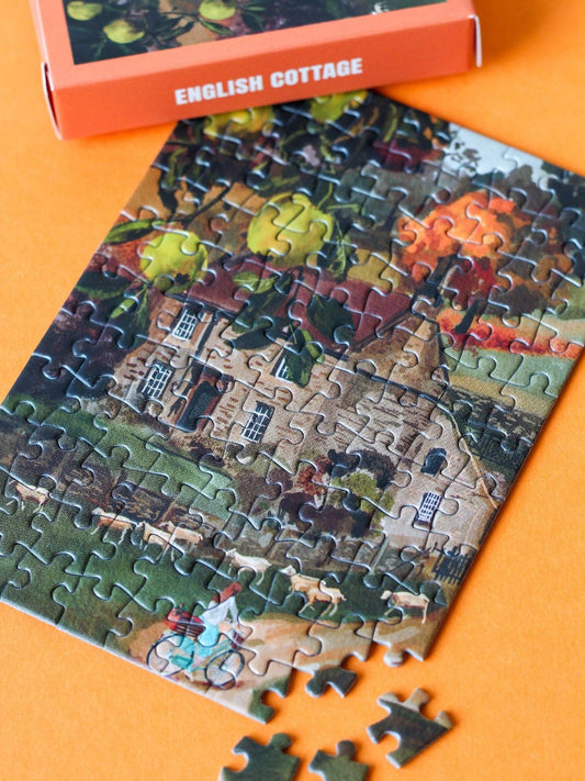 Pusslad engelsk stuga 99 bitar