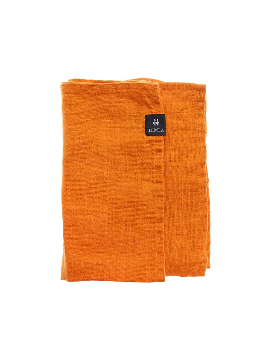Sunshine linneservett från Himla i färgen bitter orange