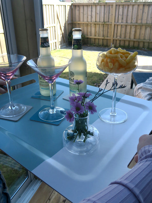 Jenilin colorblocking-bricka med handtag