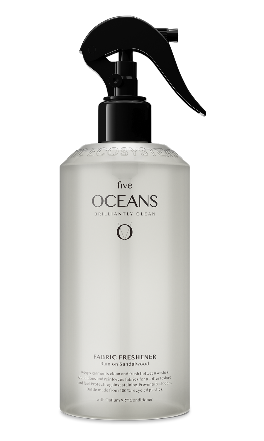 Five Oceans fabric freshener i tre olika dofter