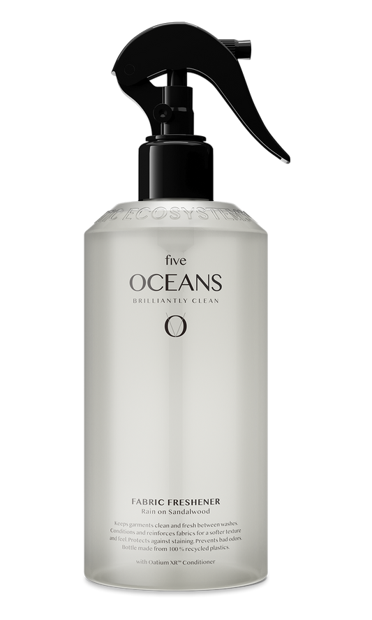 Five Oceans fabric freshener i tre olika dofter