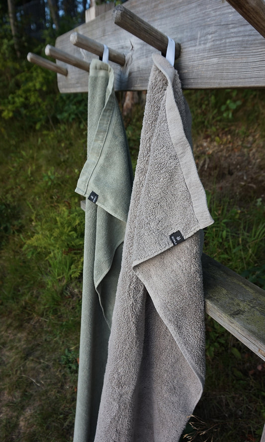 Miljöbild på handdukar från Himla