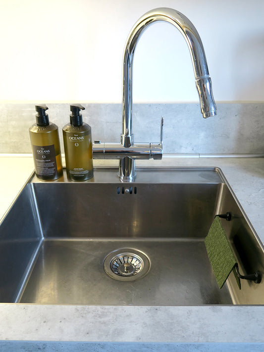 Diskho med svart magnetiskt disktrasehållare