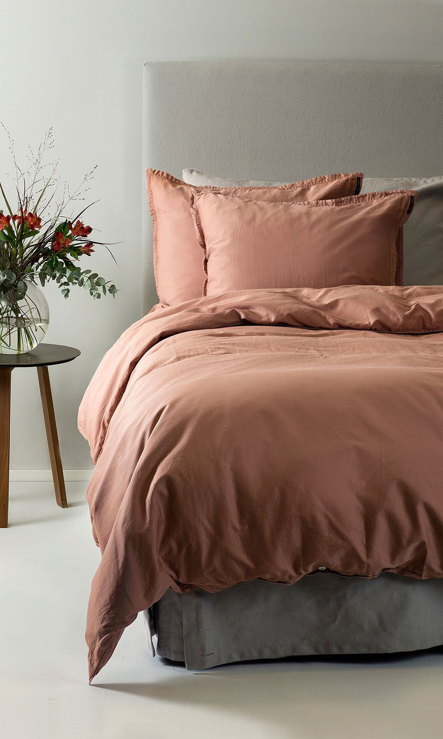 Soul påslakan från Himla i färgen rust n rose