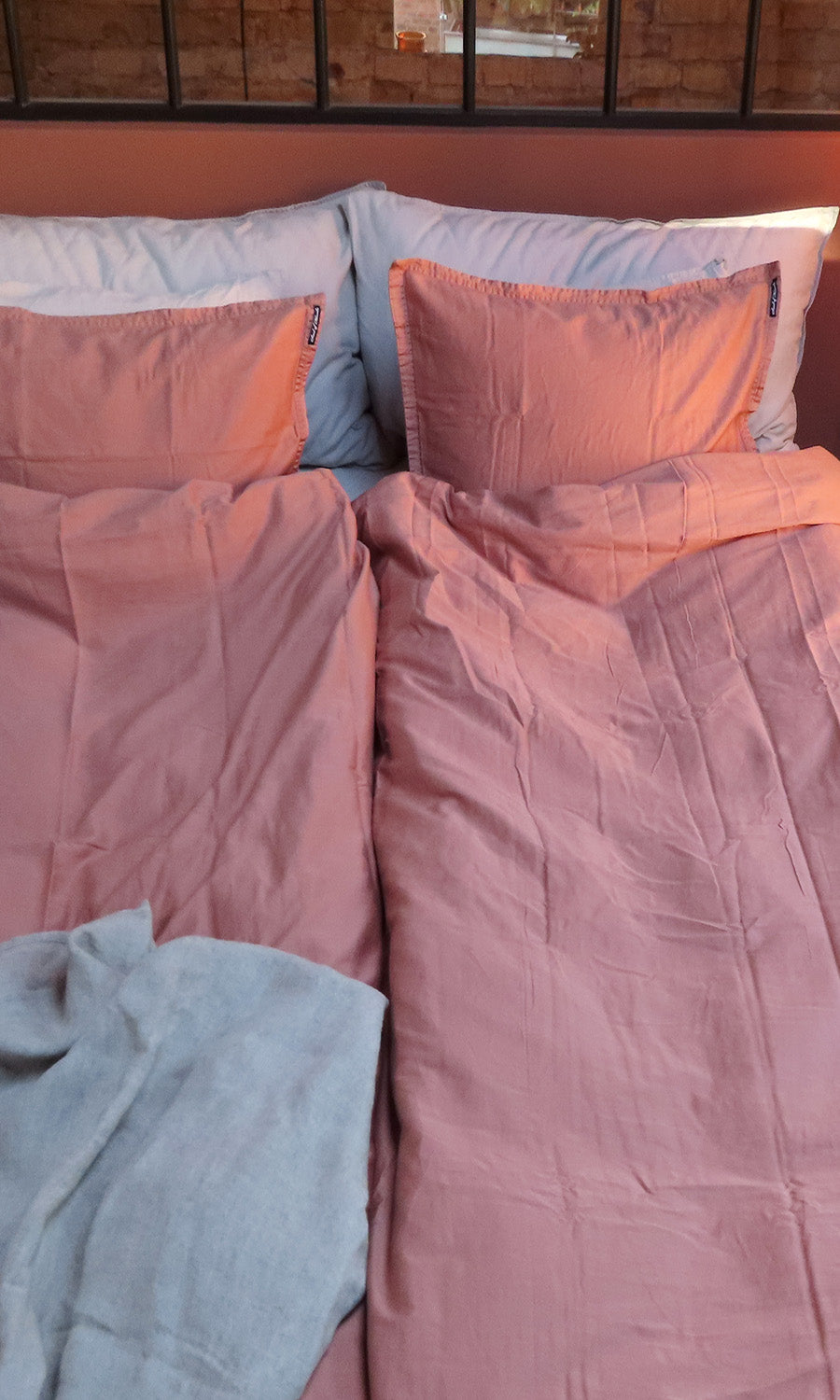 Påslakansset Soul från Himla i färgen rust n rose miljöbild