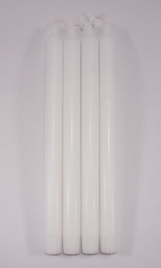 Kronljus från Delsbo Candle vit 8-pack