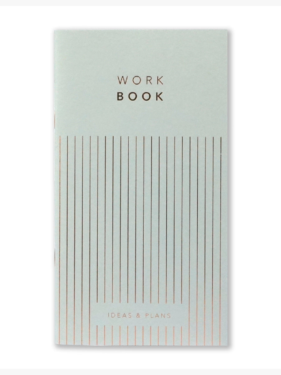 Workbook i grått