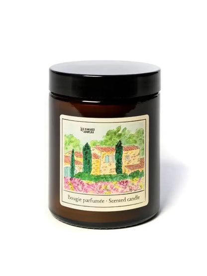 Les Choses Simples doftljus lavendel illustration