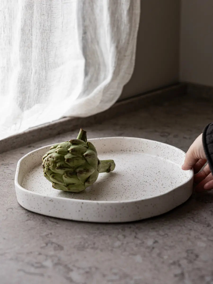 Ekliden serveringsfat vanilj