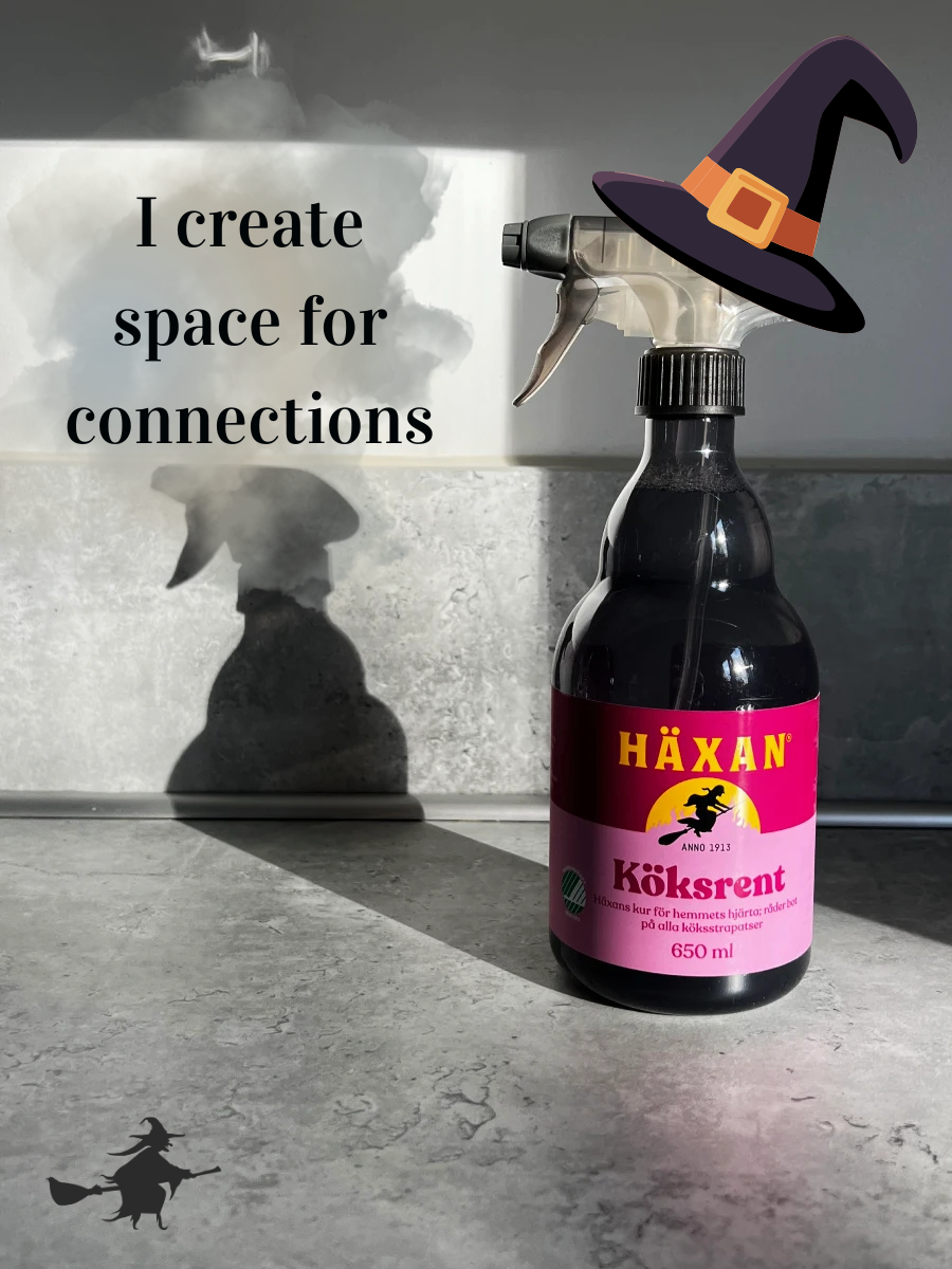 Köksrent från häxan manifesterar