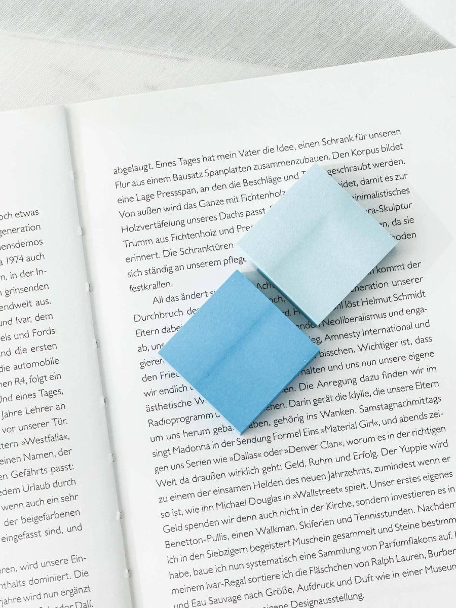 Mini klisterlappar blå