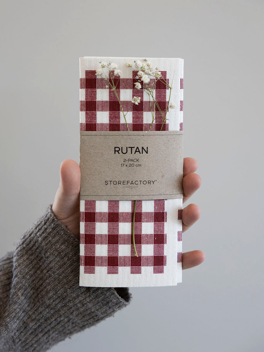 Disktrasa rutan från Storefactory i färg röd