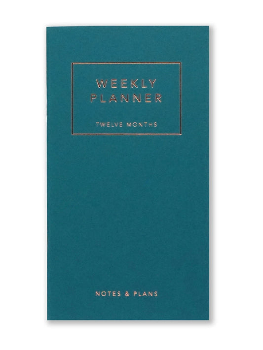 Weekly planner i teal