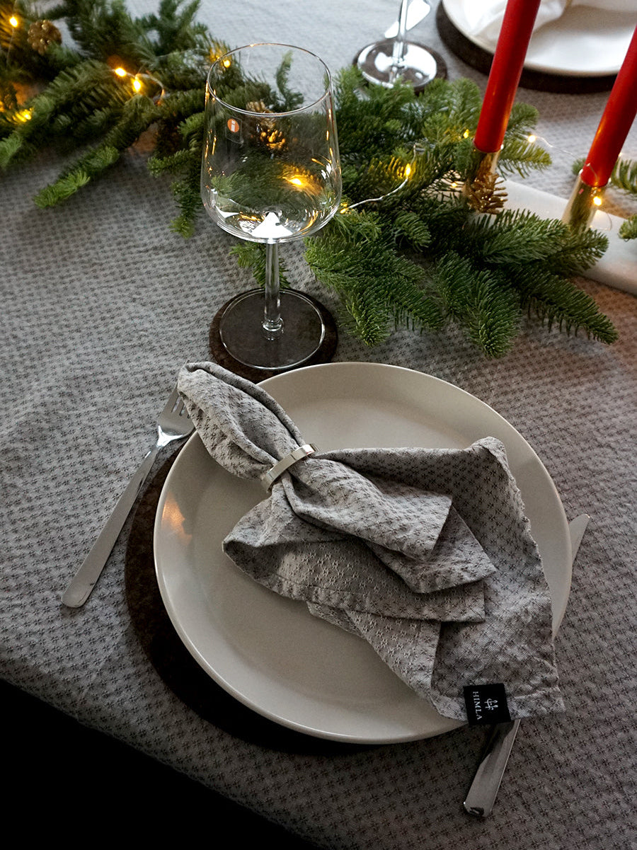 Glasunderlägg i kork smoked miljöbild