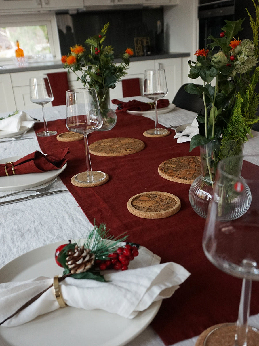 Juldukning med Formgatans korkunderlägg