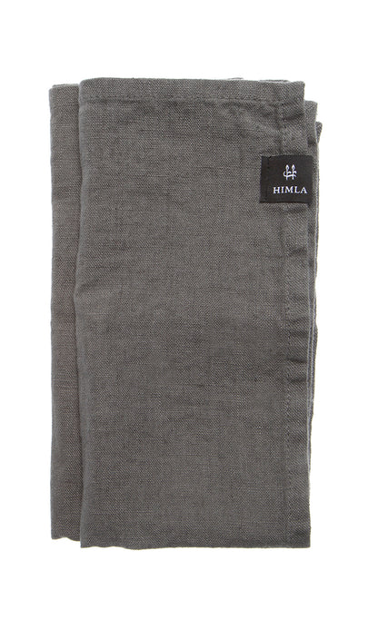 Linneservett Sunshine från Himla i färgen Charcoal