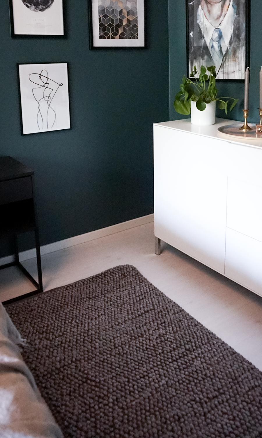 The loop rug från Formgatan Mole miljöbild Jenilin