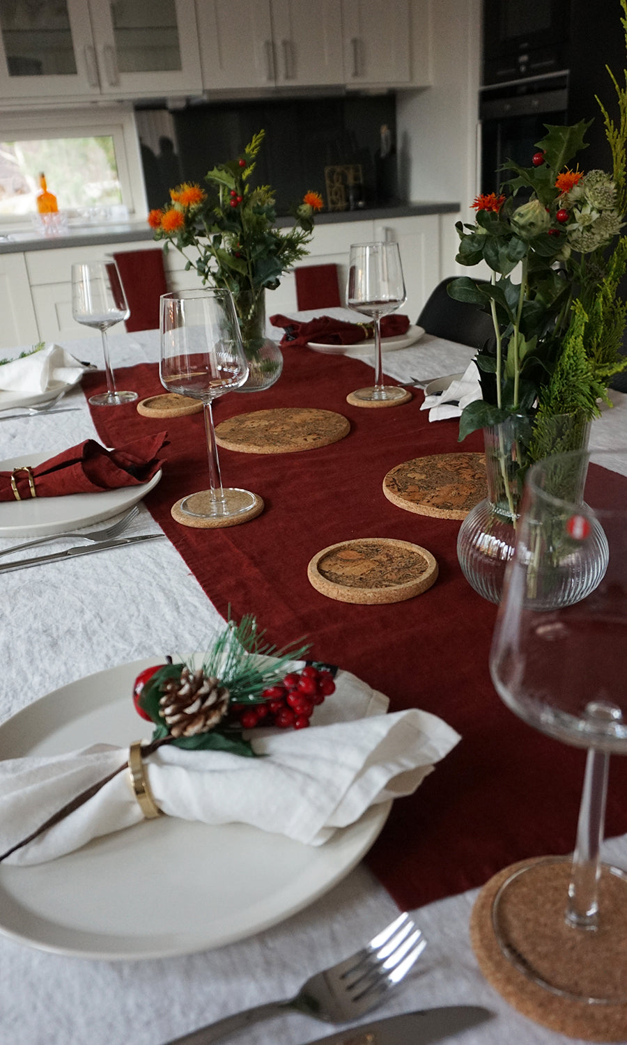 Kork underlägg från Formgatan Miljöbild Jenilin